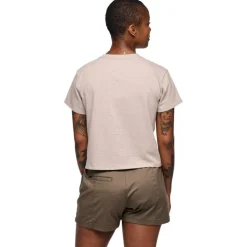 Tee-shirt Black Diamond W Bd Stripe Crop Short Sleeve Tee Shirt Soft Lilac