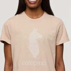 Tee-shirt Cotopaxi Cotopaxi Llama Tee Shirt W Oatmeal