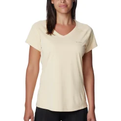 Tee-shirt de rando Columbia W's Zero Rules SS Shirt Sunkissed