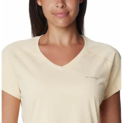 Tee-shirt de rando Columbia W's Zero Rules SS Shirt Sunkissed