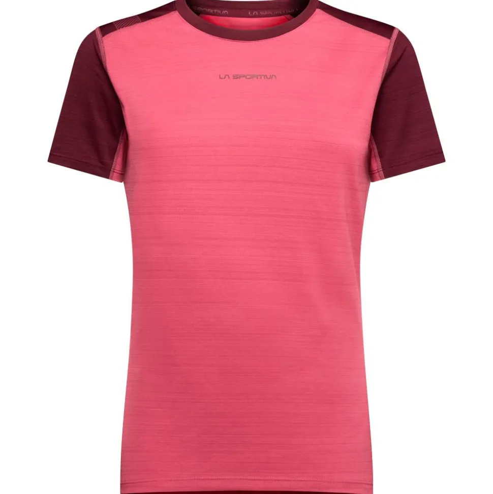Tee-shirt de rando La Sportiva Sunfire T-Shirt W Rosebay Redwood