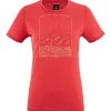 Tee-shirt de rando Lafuma Corporate Tee W Terracotta