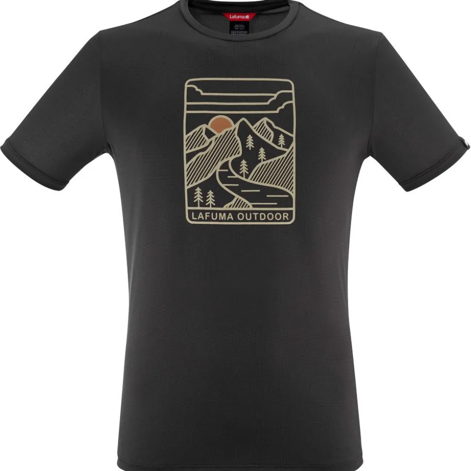 Tee-shirt de rando Lafuma Corporate Tee Shirt M Asphalte