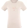 Tee-shirt de rando Millet Ubic Light Tee Shirt Short Sleeve W Vanilla Cream