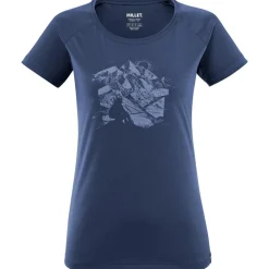Tee-shirt de rando Millet Tana Ts Ss W Saphir