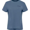 Tee-shirt de rando Norrona Femund Tech T Shirt W Vintage Indigo