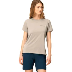 Tee-shirt de rando Norrona Femund Tech T Shirt W Oatmeal
