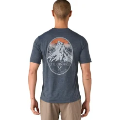 Tee-shirt de rando Patagonia M's Cap Cool Daily Graphic Chouinard Crest Smolder Blue X Dye