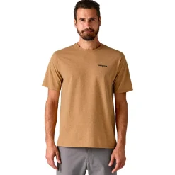 Tee-shirt de rando Patagonia P-6 Logo Responsibili-Tee Talon Gold