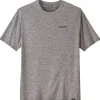 Tee-shirt de rando Patagonia M's Capilene Cool Daily Graphic Shirt Water Abalone Blue Feather Grey