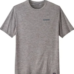 Tee-shirt de rando Patagonia M's Capilene Cool Daily Graphic Shirt Water Abalone Blue Feather Grey