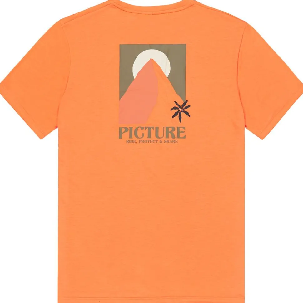 Tee-shirt de rando Picture Timont Short Sleeve Urban Tech Tee Shirt Dusty Orange