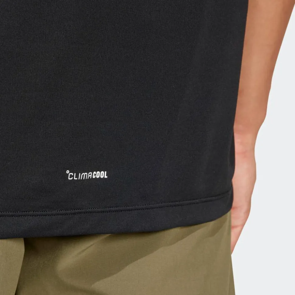 Tee-shirt de trail adidas Mt Logo Tech Tee Shirt Short Sleeve Black