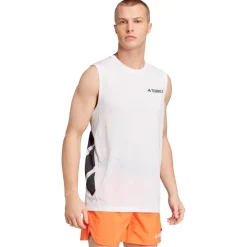 Tee-shirt de trail adidas Xpr Tank Sans Manche White