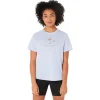 Tee-shirt de trail Asics Fujitrail Logo Ss Top Blue Fade