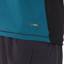 Tee-shirt de trail Asics Fujitrail Top Magnetic Blue Performance Black