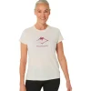 Tee-shirt de trail Asics W Fujitrail Logo Ss Top Birch