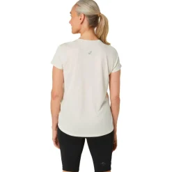 Tee-shirt de trail Asics W Fujitrail Logo Ss Top Birch