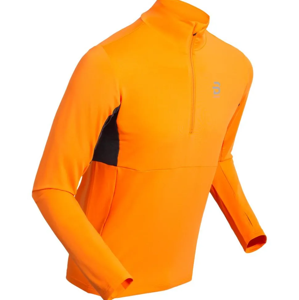 Tee-shirt de trail Bjorn Daehlie Long Sleeve Run Orange Popsicle