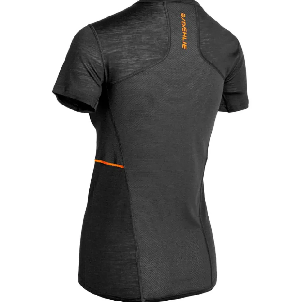 Tee-shirt de trail Bjorn Daehlie Perfomance Wool Tee Shirt W Obsidian