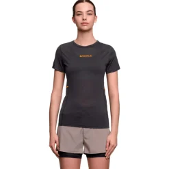 Tee-shirt de trail Bjorn Daehlie Perfomance Wool Tee Shirt W Obsidian