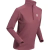 Tee-shirt de trail Bjorn Daehlie Half Zip Grid W Wild Berry