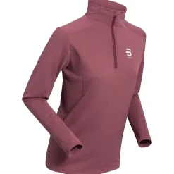 Tee-shirt de trail Bjorn Daehlie Half Zip Grid W Wild Berry