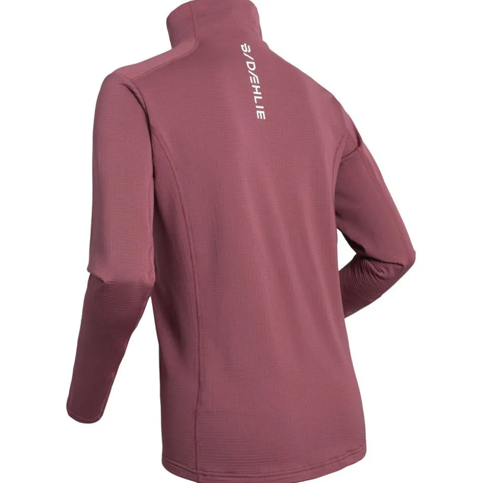 Tee-shirt de trail Bjorn Daehlie Half Zip Grid W Wild Berry
