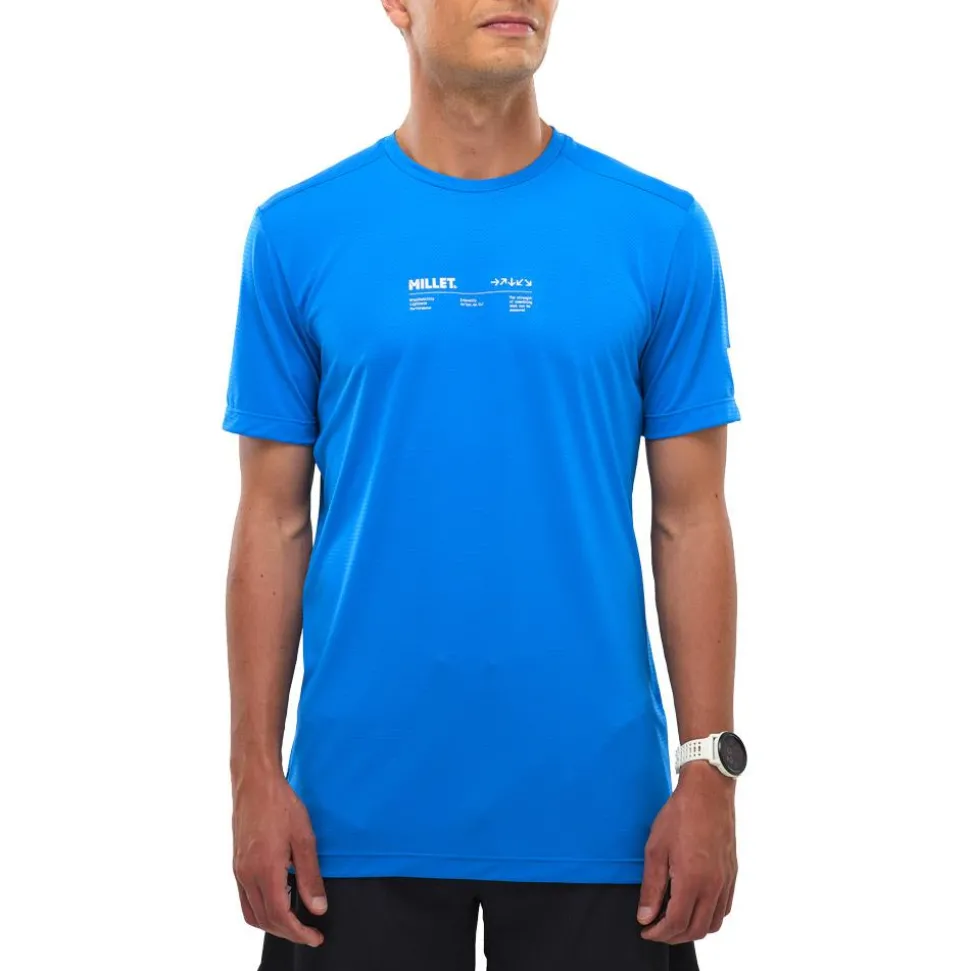 Tee-shirt de trail Millet Intense Essential Tee Shirt Short Sleeve M Icon Blue
