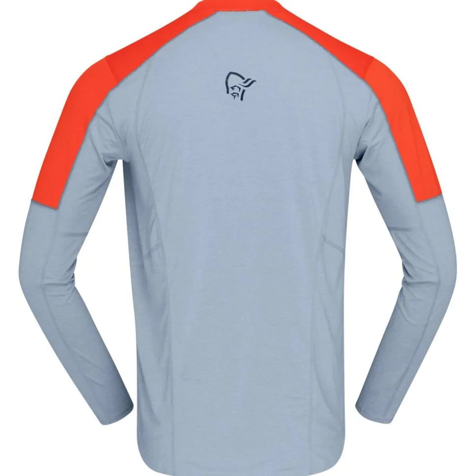 Tee-shirt de trail Norrona senja equaliser lightweight Long sleeve M's Arednalin
