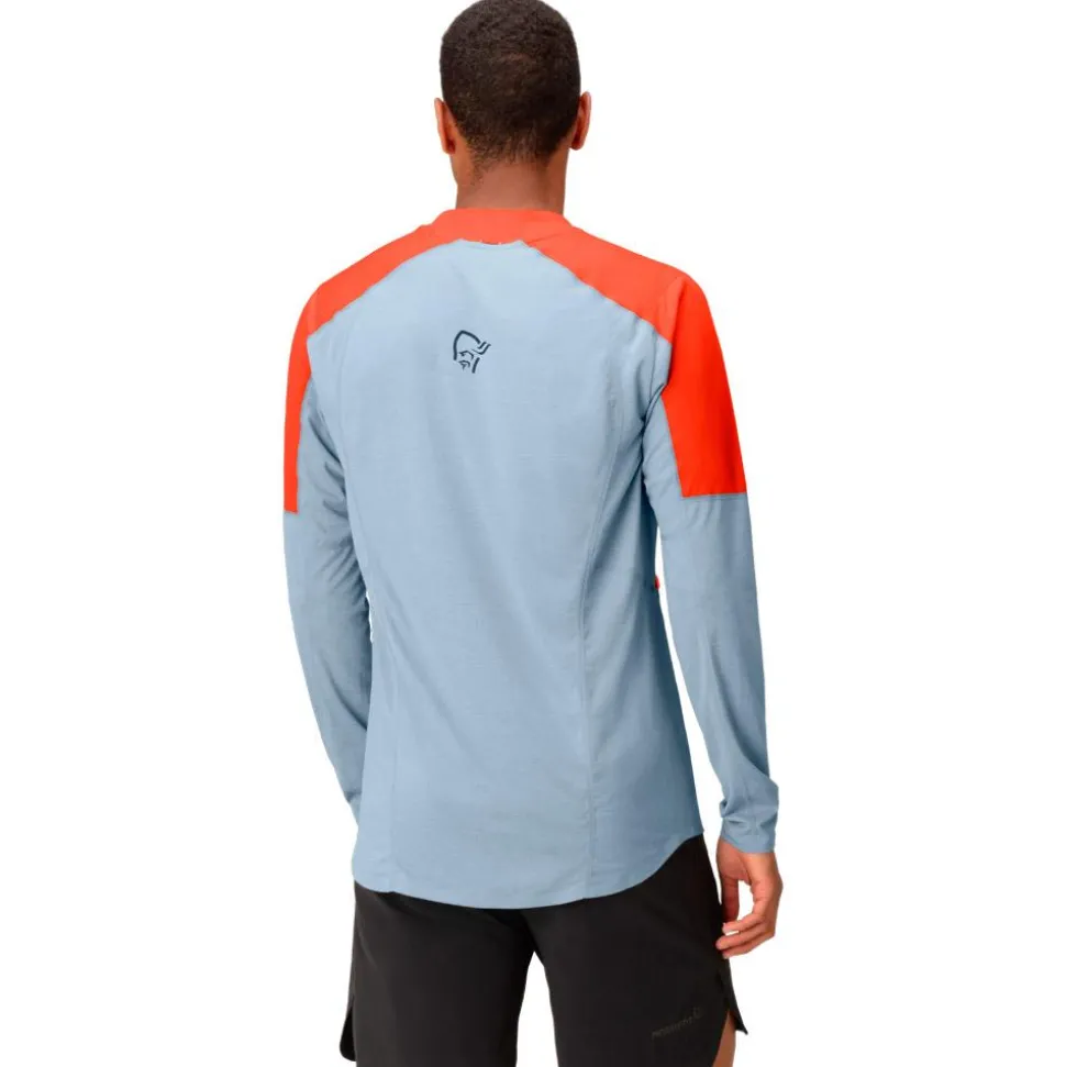 Tee-shirt de trail Norrona senja equaliser lightweight Long sleeve M's Arednalin