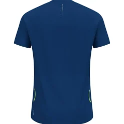 Tee-shirt de trail Odlo Axalp Trail T'Shirt S/S 1/2 Zip Limoges