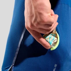 Tee-shirt de trail Odlo Axalp Trail T'Shirt S/S 1/2 Zip Limoges