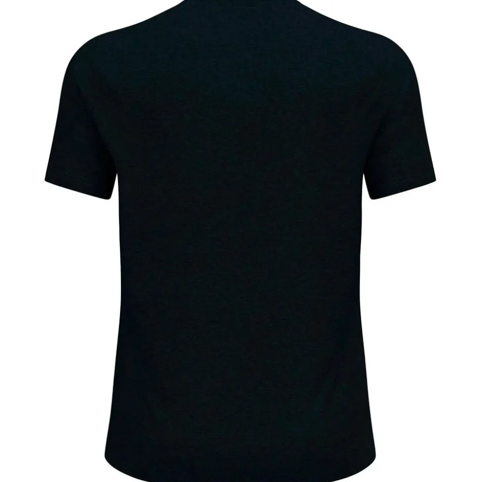 Tee-shirt de trail Odlo Essential 365 Tee Shirt Crew Neck Short Sleeve Black Melange