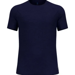 Tee-shirt de trail Odlo Essential 365 Tee Shirt Crew Neck Short Sleeve Eclipse Melange