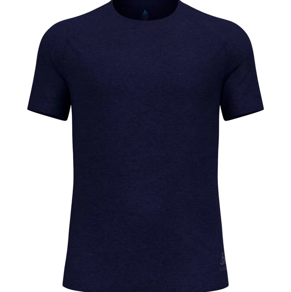 Tee-shirt de trail Odlo Essential 365 Tee Shirt Crew Neck Short Sleeve Eclipse Melange