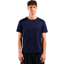 Tee-shirt de trail Odlo Essential 365 Tee Shirt Crew Neck Short Sleeve Eclipse Melange