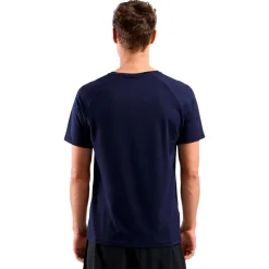 Tee-shirt de trail Odlo Essential 365 Tee Shirt Crew Neck Short Sleeve Eclipse Melange