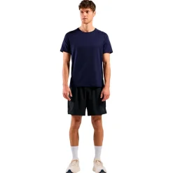 Tee-shirt de trail Odlo Essential 365 Tee Shirt Crew Neck Short Sleeve Eclipse Melange