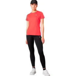 Tee-shirt de trail Odlo Tee Shirt Crew Neck Short Sleeve Essential Flyer Cayenne