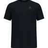 Tee-shirt de trail Odlo Zeroweight Chill Tec Short Sleeve Black