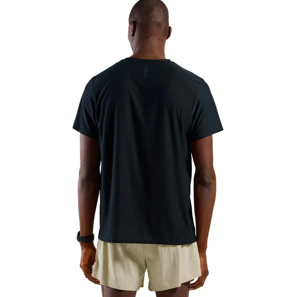Tee-shirt de trail Odlo Zeroweight Chill Tec Short Sleeve Black