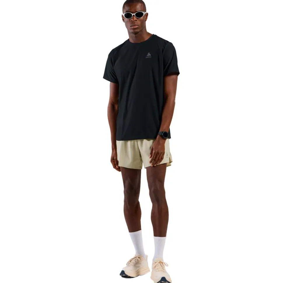 Tee-shirt de trail Odlo Zeroweight Chill Tec Short Sleeve Black