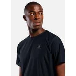 Tee-shirt de trail Odlo Zeroweight Chill Tec Short Sleeve Black