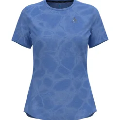 Tee-shirt de trail Odlo Zeroweight Engineered Chill-Tec W Persian Jewel Melange