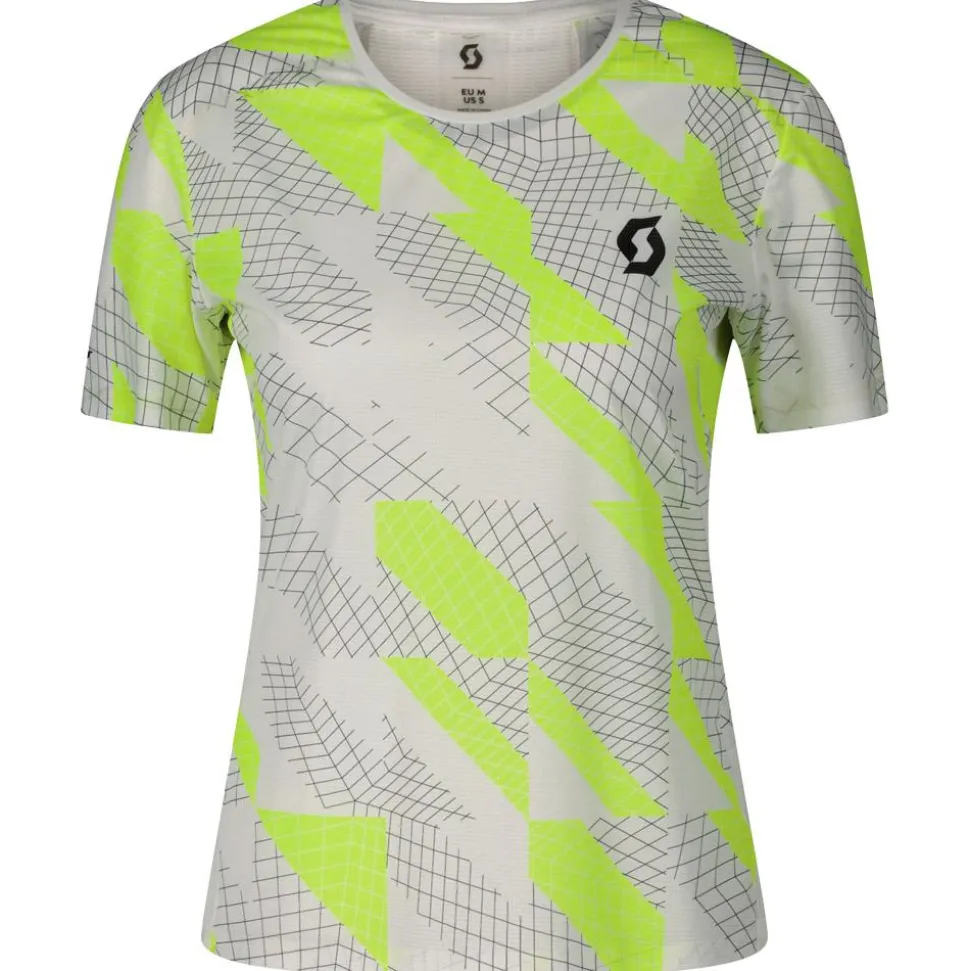 Tee-shirt de trail Scott Tee W's Rc Run Short Sleeve White Black