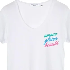 Tee-shirt French Disorder Dolly Amour Gloire Beauté White