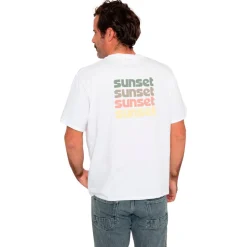 Tee-shirt French Disorder Mike Sunset White