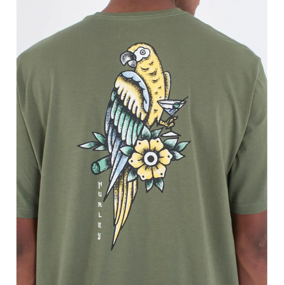 Tee-shirt Hurley Parrot Lad Short Sleeve Malverde