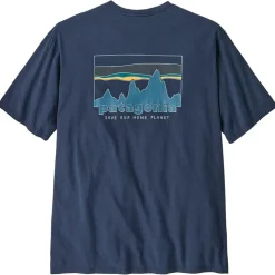 Tee-shirt Patagonia 73 Skyline Regenerative Organic Cotton New Navy